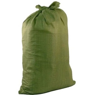 Зеленые полипропиленовые мешки